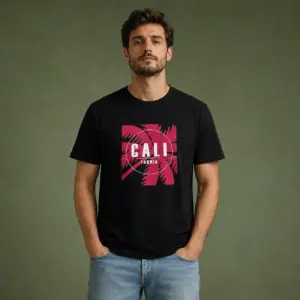 Cali Palm Leaf Tee