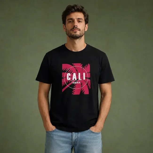 Cali Palm Leaf Tee