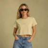 Italy Venice Sketch Crop Top