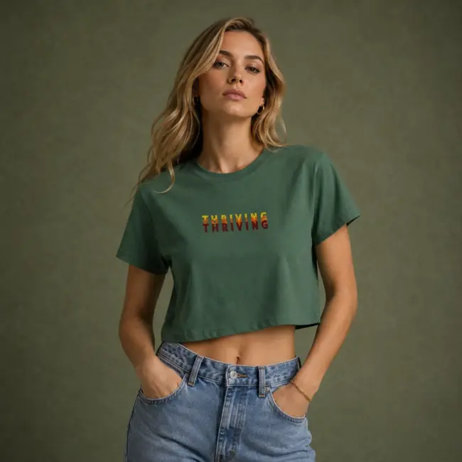 Thriving Garden Crop Top