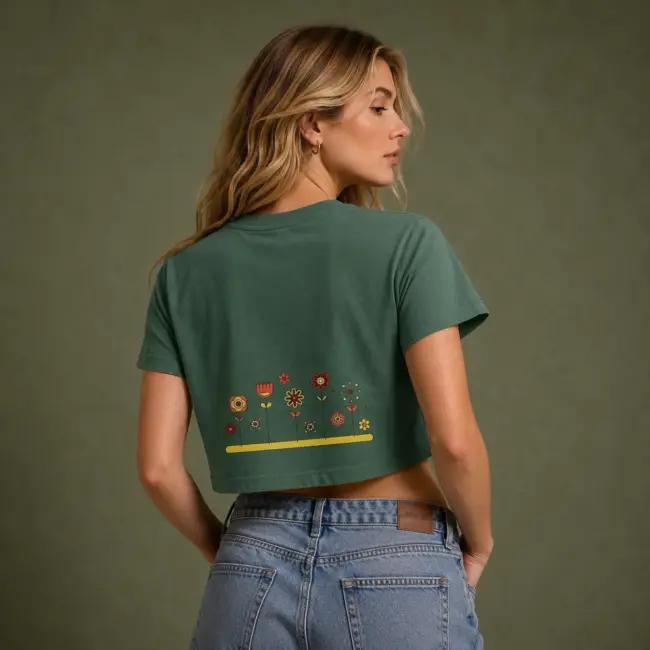 Thriving Garden Crop Top