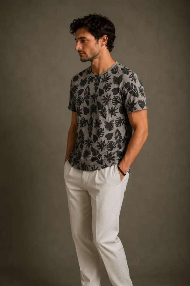 Tropical Leaf Tee